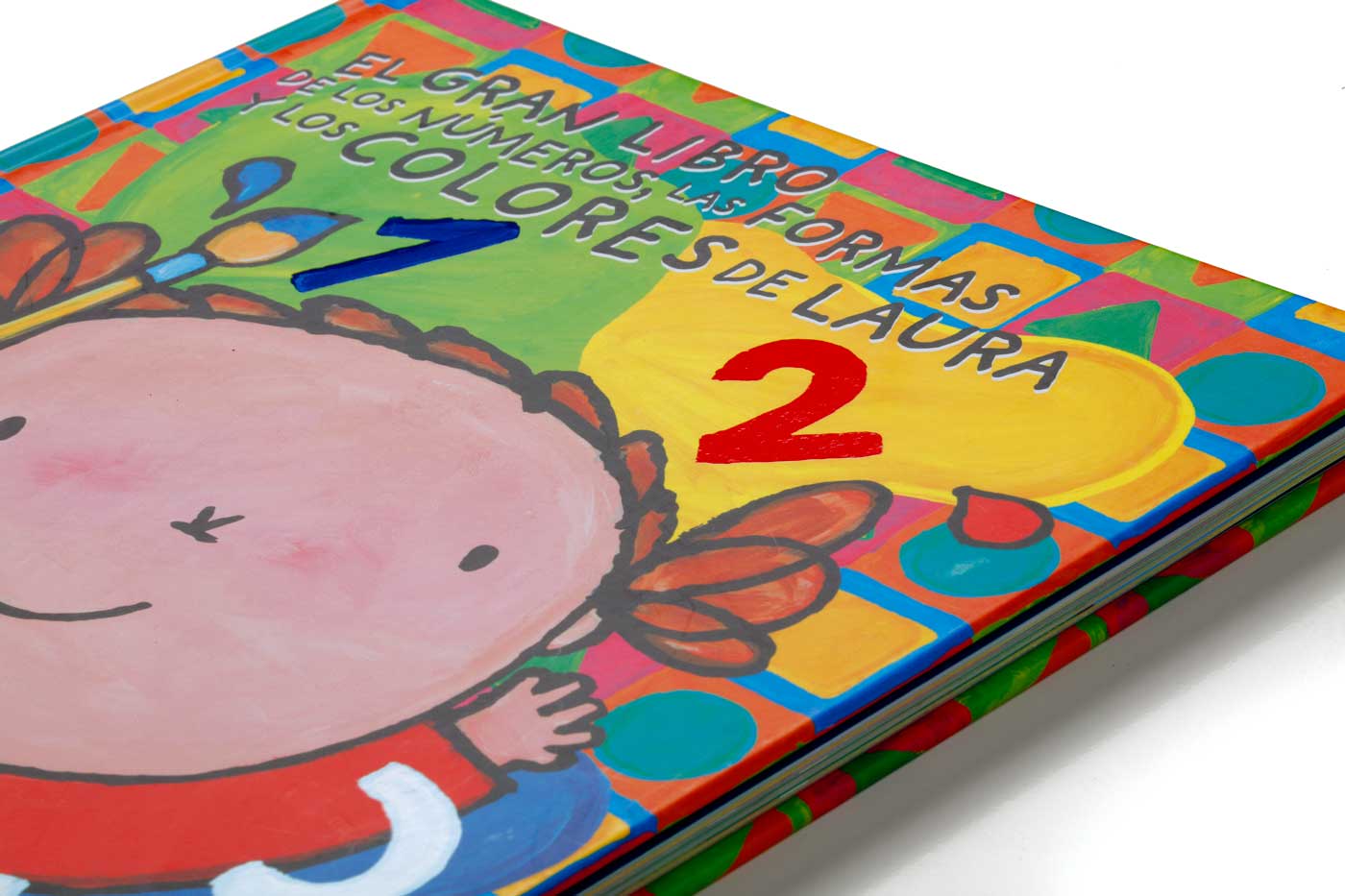 El gran libro de los números, colores y formas de Laura. LIJ Edelvives